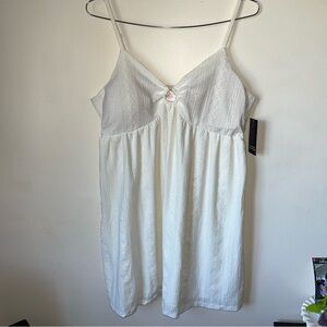 No Boundaries White Mini Dress